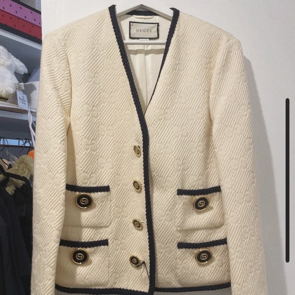 Gucci women white jacket
